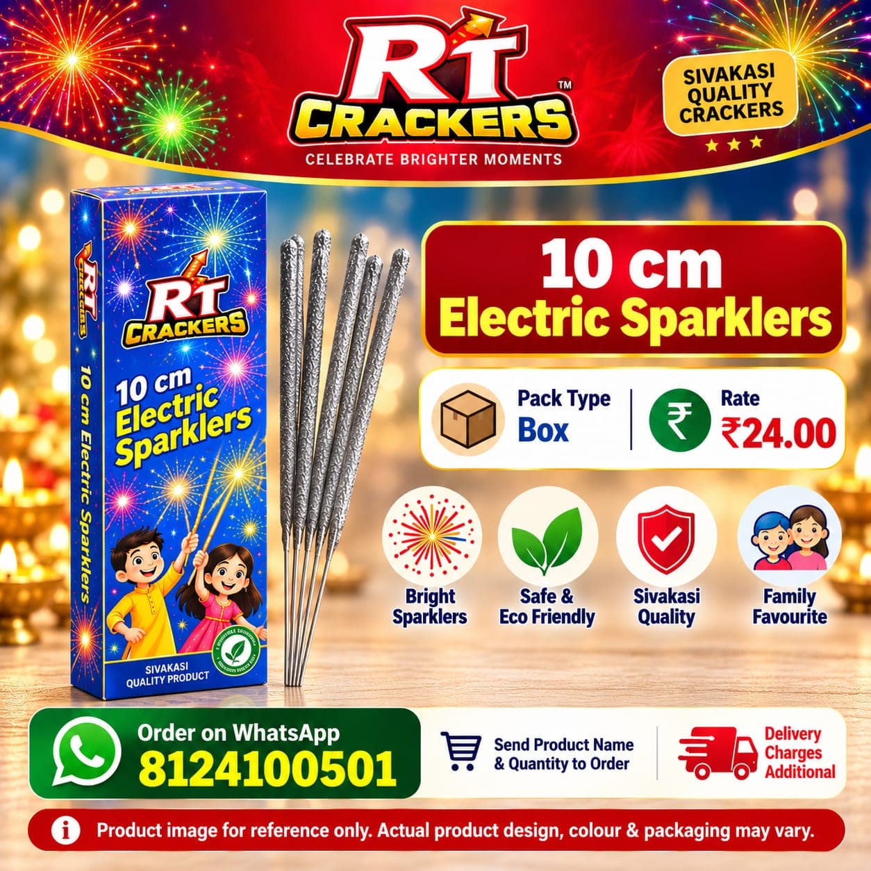 10 cm Electric Sparklers